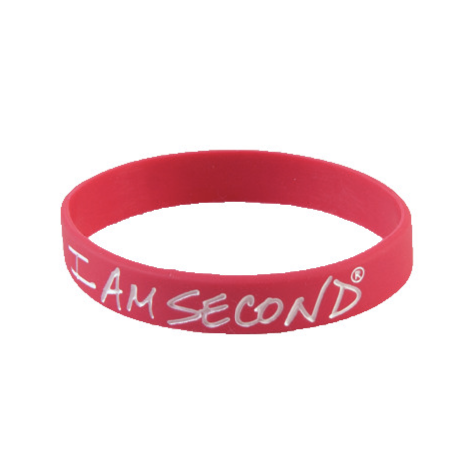 I Am Second Wristband - Pink - e3 Ministry Canada